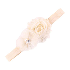 Flower Headband - White