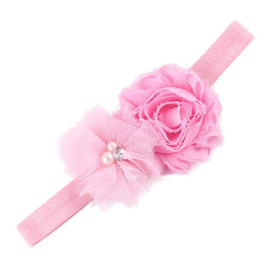 Flower Headband - Pink